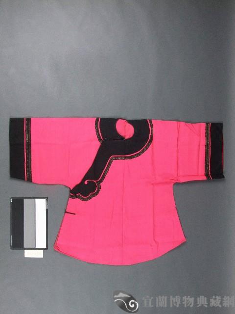 短袖桃地提花女衫藏品圖，第1張