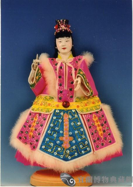 布袋戲偶（武旦）藏品圖，第1張