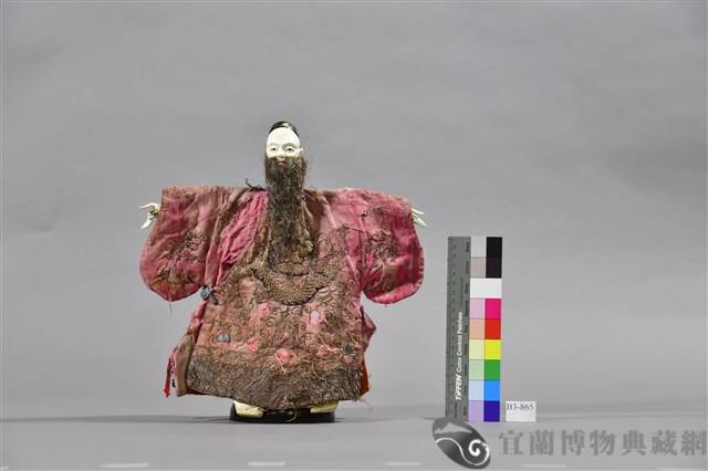 布袋戲偶（慘文）藏品圖，第1張
