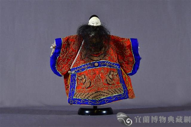 布袋戲偶（鬚文）藏品圖，第1張