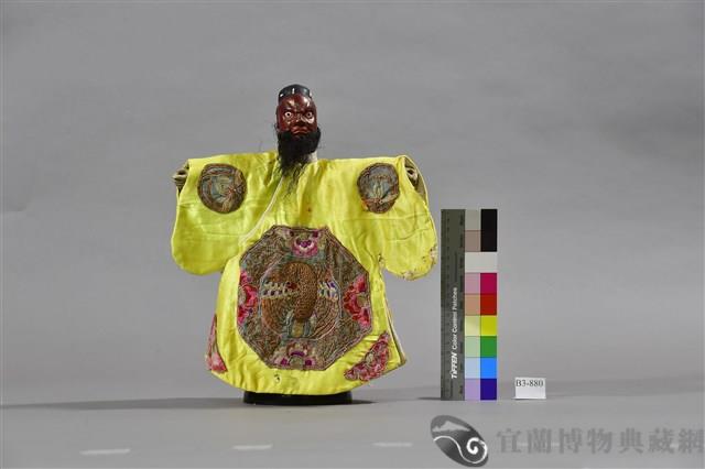 布袋戲偶（淨）藏品圖，第1張
