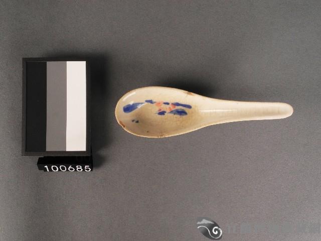 紅藍彩湯匙藏品圖，第1張