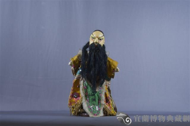 布袋戲偶（鬚文）藏品圖，第1張