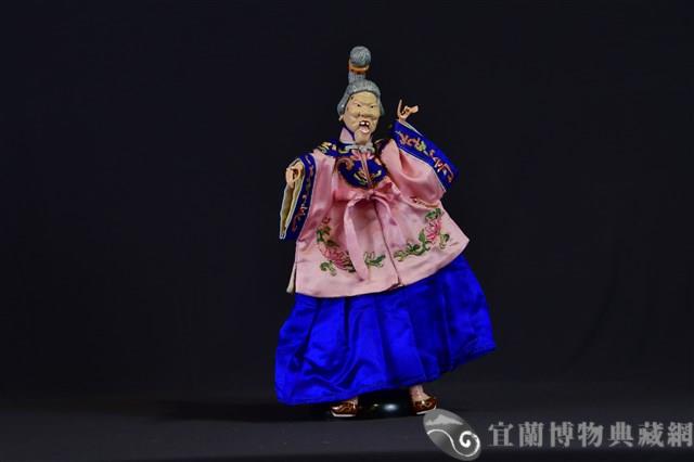 布袋戲偶（媒人婆）藏品圖，第1張
