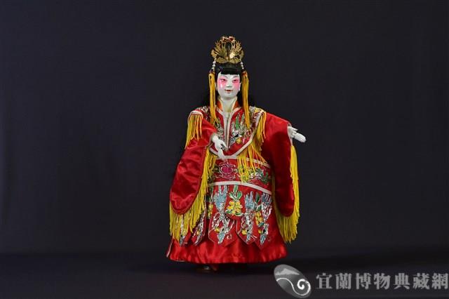 布袋戲偶(花旦)藏品圖，第1張