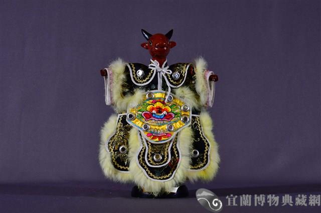 布袋戲偶（牛頭）藏品圖，第1張