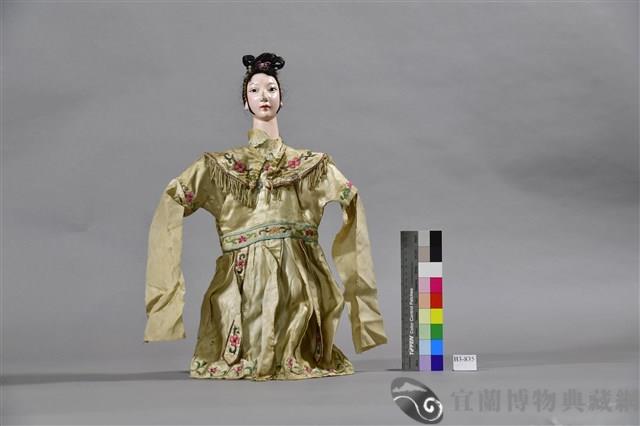 布袋戲偶（旦）藏品圖，第1張