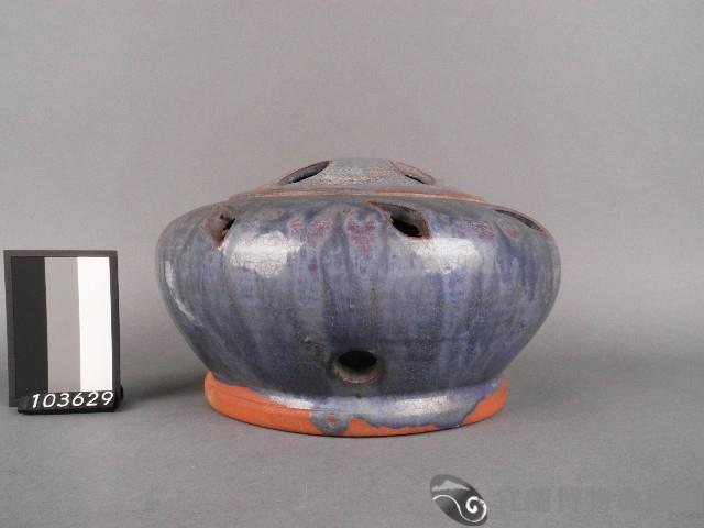 藍釉火籠藏品圖，第1張