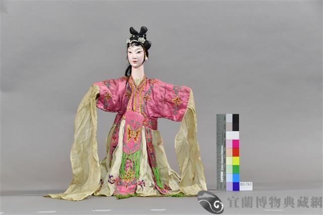 布袋戲偶（旦）藏品圖，第1張