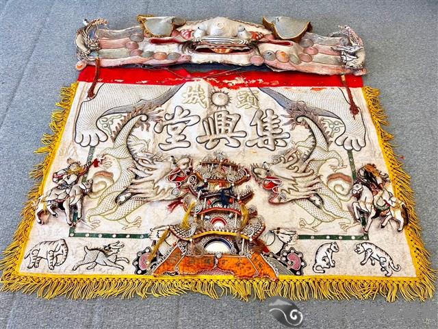 獅頭彩旗藏品圖，第1張