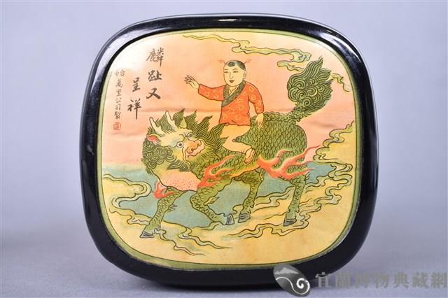 賽璐璐黑紅雙色枕頭藏品圖，第4張