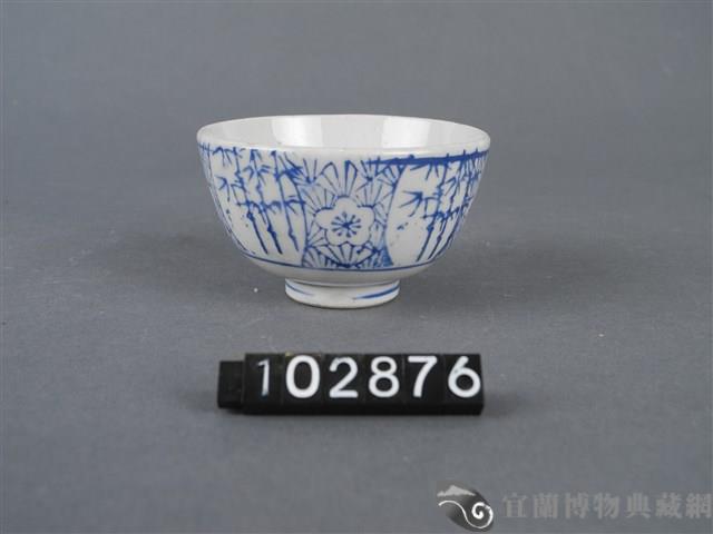 青花梅蘭竹三友杯藏品圖，第4張