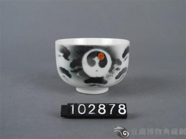 雙彩鶴紋杯藏品圖，第4張