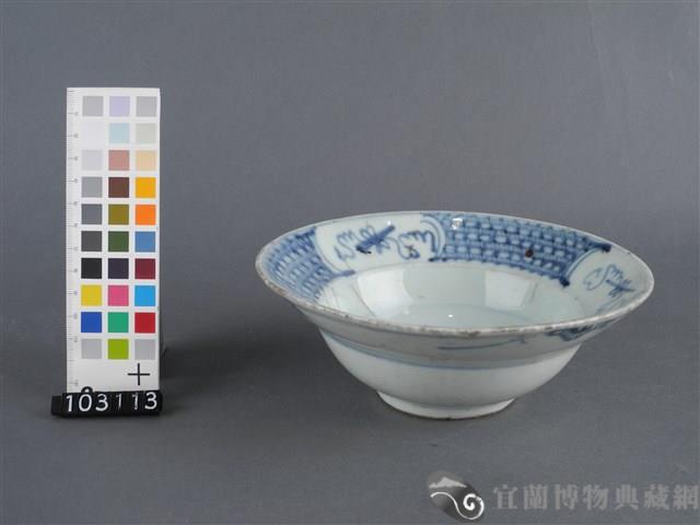 青花兔紋碗藏品圖，第4張