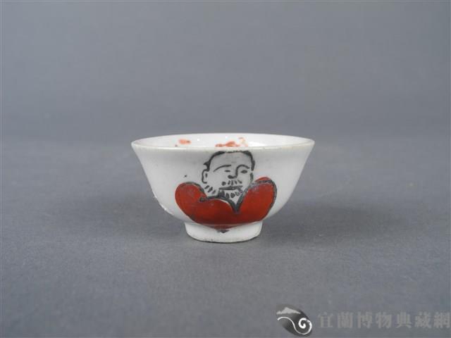黑紅彩人物紋杯藏品圖，第4張