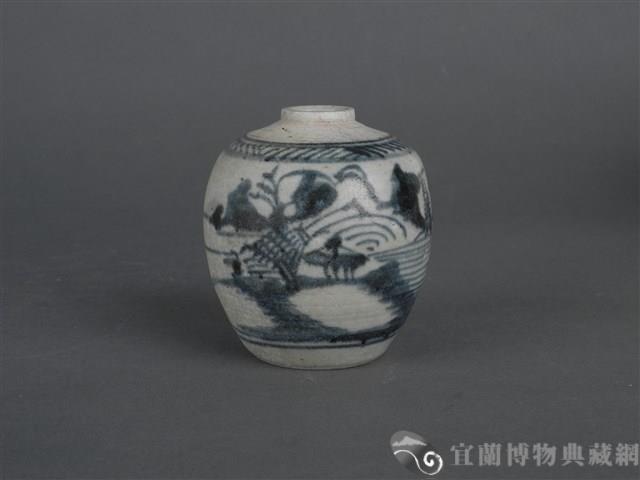 青花山水罐藏品圖，第4張