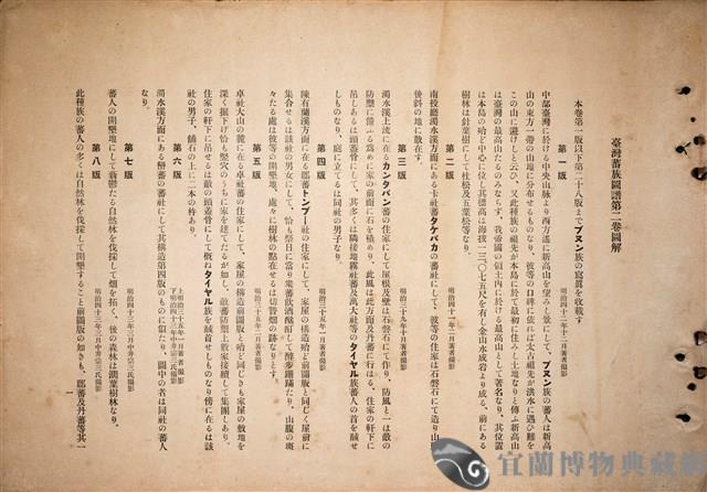 台灣蕃族圖譜第二卷藏品圖，第5張