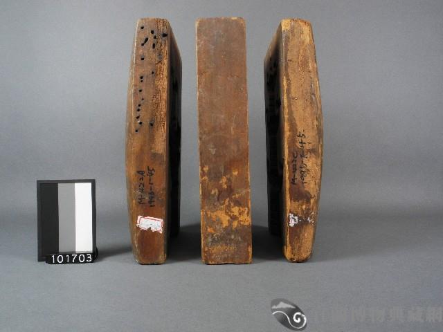 木製糖魚糖塔三片合印模藏品圖，第5張