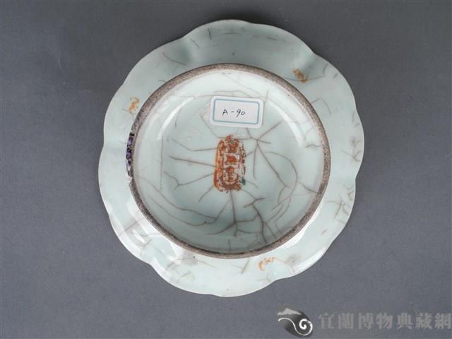 彩繪牡丹紋盤藏品圖，第5張