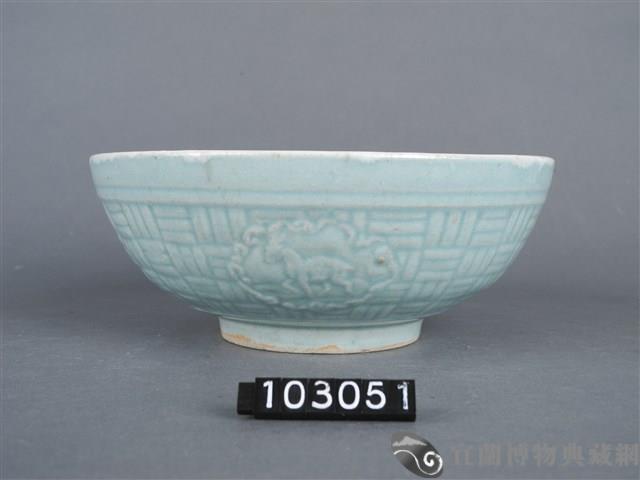 藍釉飛禽瑞獸紋碗藏品圖，第5張