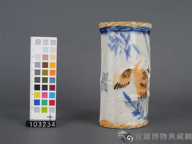 彩繪竹枝花鳥圖箸籠藏品圖，第5張