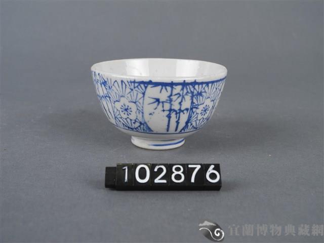 青花梅蘭竹三友杯藏品圖，第5張