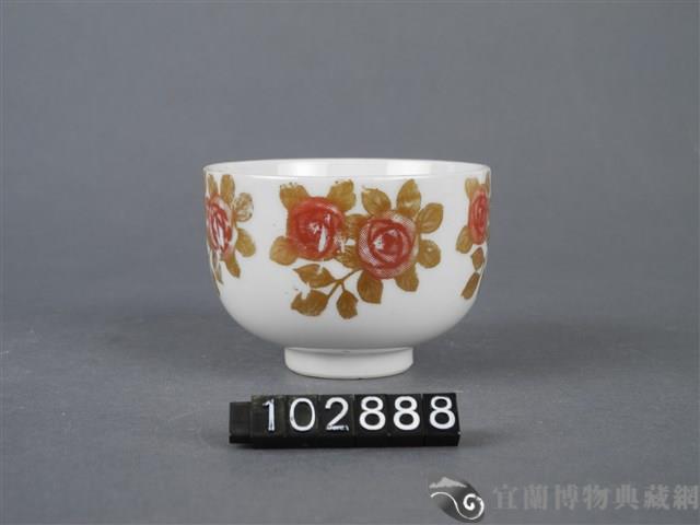 彩繪花卉紋杯藏品圖，第5張