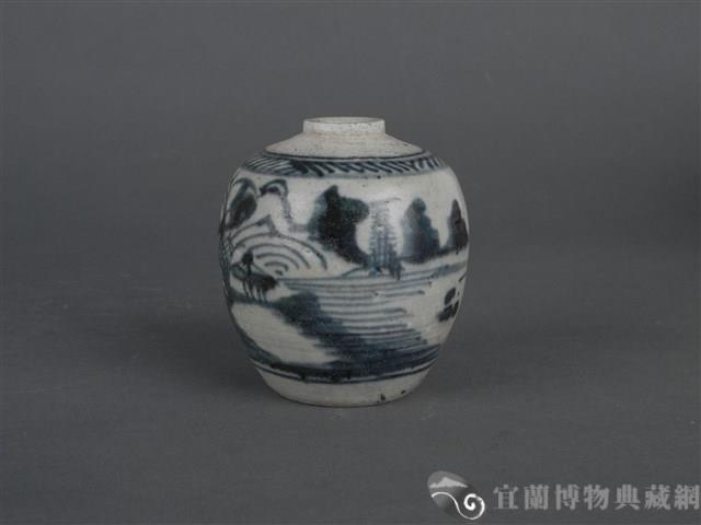 青花山水罐藏品圖，第5張