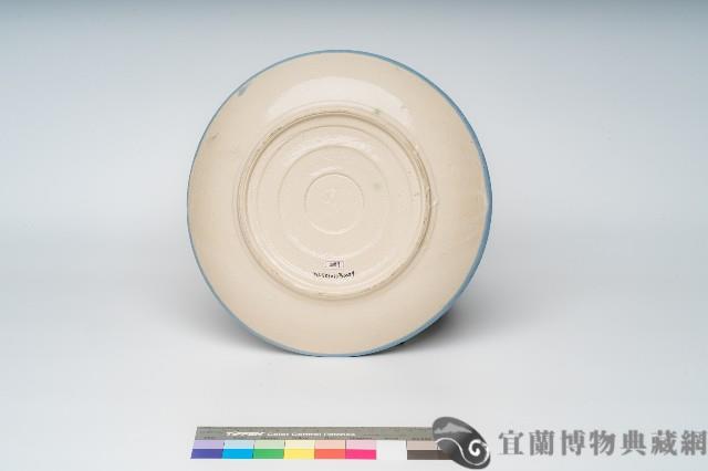 鶯歌手繪椰子山水盤藏品圖，第2張