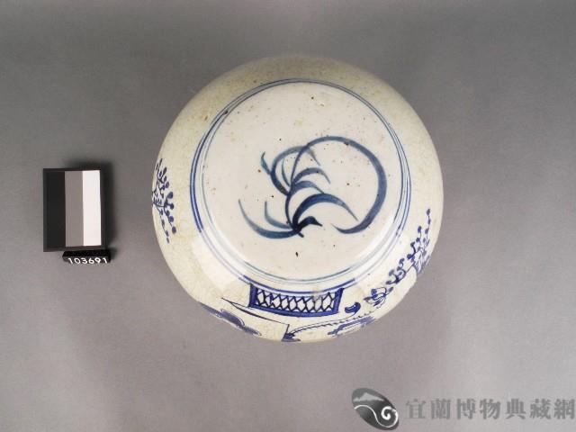 青花人物紋罐藏品圖，第2張