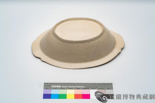 鶯歌手繪花卉腰子碗公藏品圖，第2張