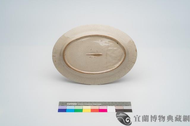 鶯歌手繪花卉腰子盤藏品圖，第2張