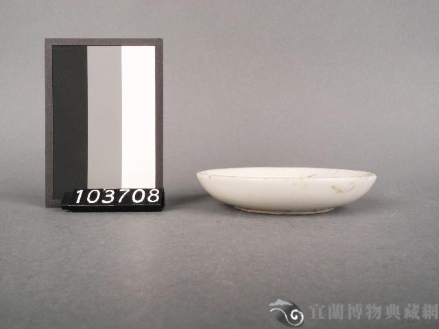 綠彩印花魚紋碟藏品圖，第2張