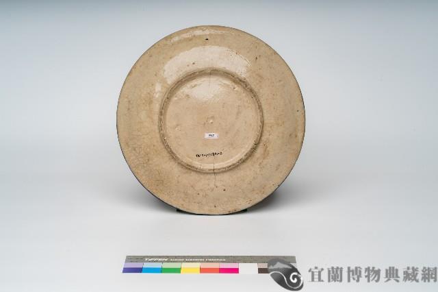 鶯歌手繪蝴蝶花卉盤藏品圖，第2張