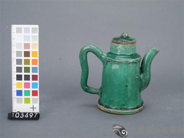 綠釉油壺藏品圖，第2張