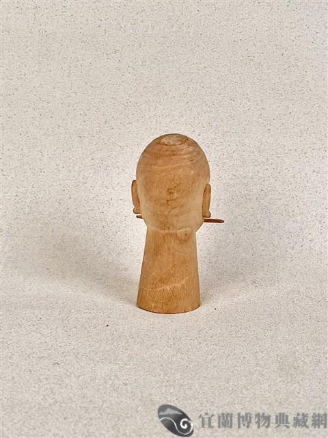 布袋偶頭(女丑頭)藏品圖，第2張