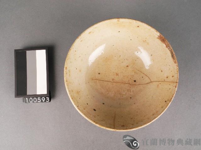 青花葉紋碗藏品圖，第2張