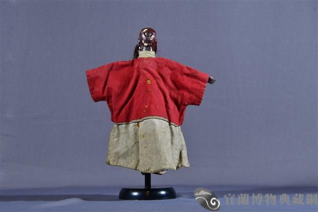 布袋戲偶（紅斜目奸）藏品圖，第2張