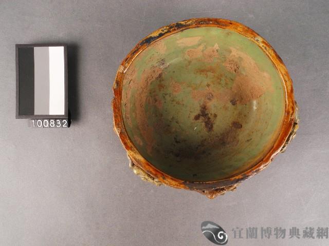 貼花毛蟹紋水仙盤藏品圖，第2張