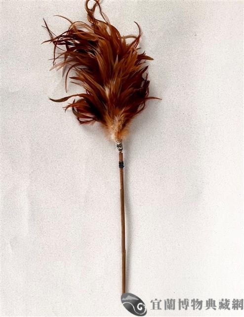 傀儡切末（雞毛撢子）藏品圖，第2張