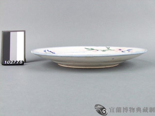 彩繪花卉紋盤藏品圖，第2張