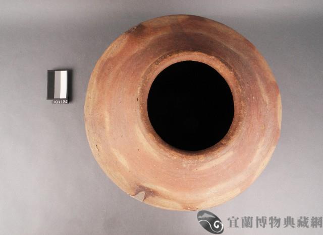赤釉圓式陶甕藏品圖，第2張