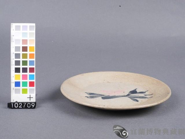 彩繪花卉紋盤藏品圖，第2張