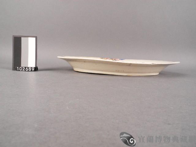 彩繪花卉紋盤藏品圖，第2張