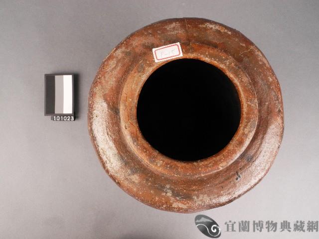 褐釉平頸壺藏品圖，第2張