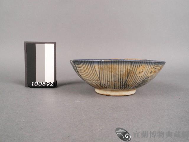 藍綠釉篦紋碗藏品圖，第2張