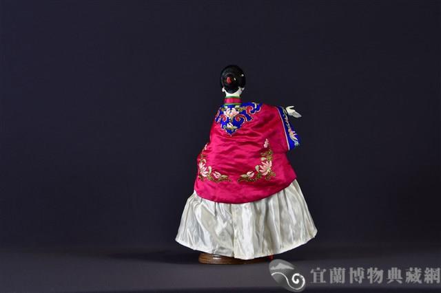 布袋戲偶（中年旦）藏品圖，第2張