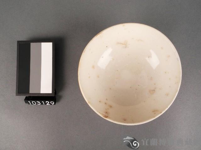 黃金釉彩繪壽桃囍字碗藏品圖，第2張