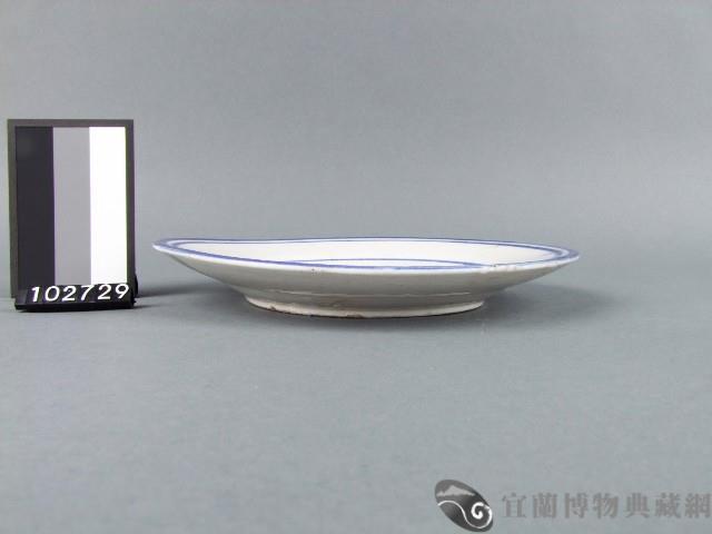 青花線紋盤藏品圖，第2張