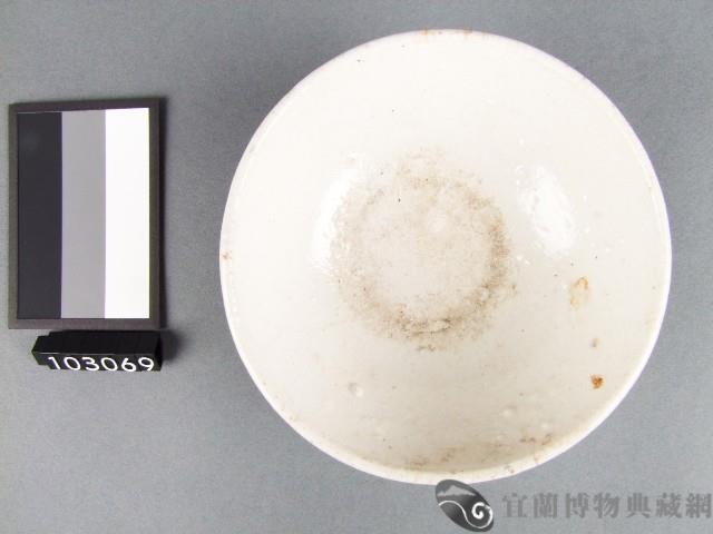 青花牡丹壽字碗藏品圖，第2張